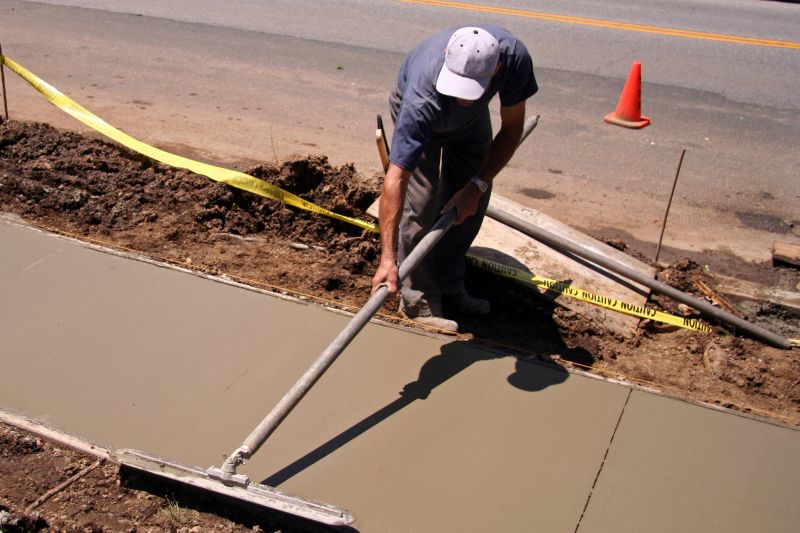 Cement Curbing Installation