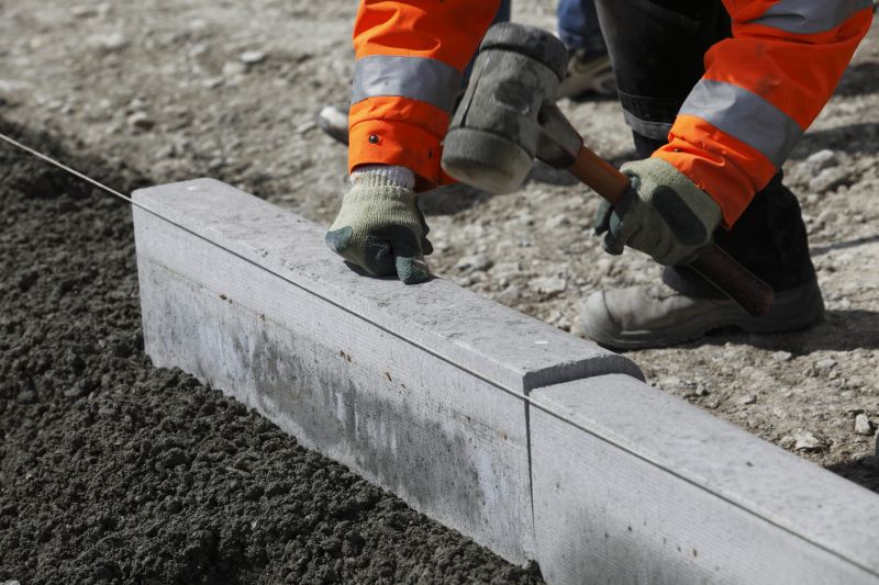 Cement Curbing Installation